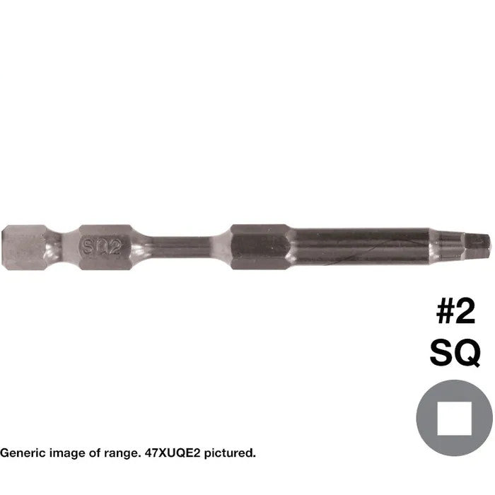 #2 TORSION Square or Phillips Drive Insert Bit - Pack of 10