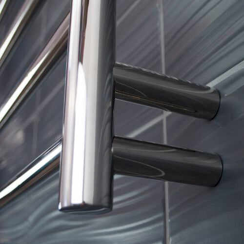 Radiant Heated Towel Rail (RTR04) 750mm x 1200mm - 10 Round Bars - Multiple Colour Finishes
