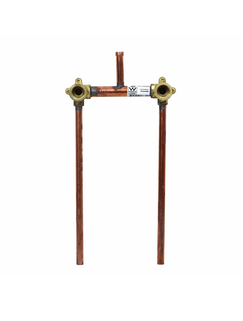 Meir Brasshards 150mm 15mm X 75mm Riser Shower Assembly with 300mm tails