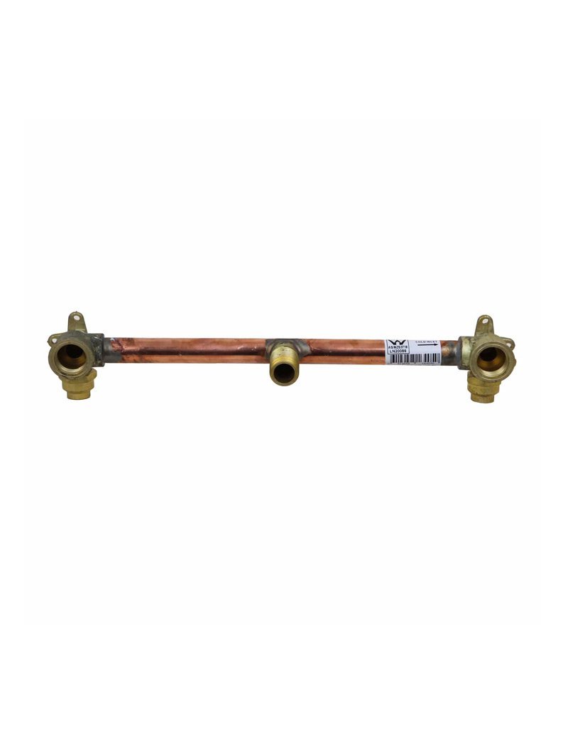 Meir Brasshards 300mm Bottom Entry Compression InLine Sink Assembly