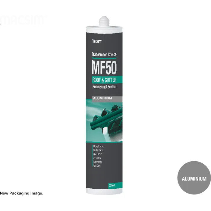 MF50 Roof and Gutter Silicone Sealant 300ml Cartridges - Box of 10
