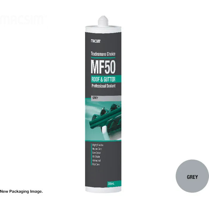MF50 Roof and Gutter Silicone Sealant 300ml Cartridges - Box of 10