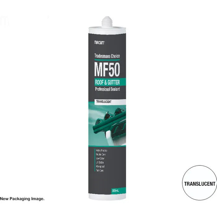 MF50 Roof and Gutter Silicone Sealant 300ml Cartridges - Box of 10