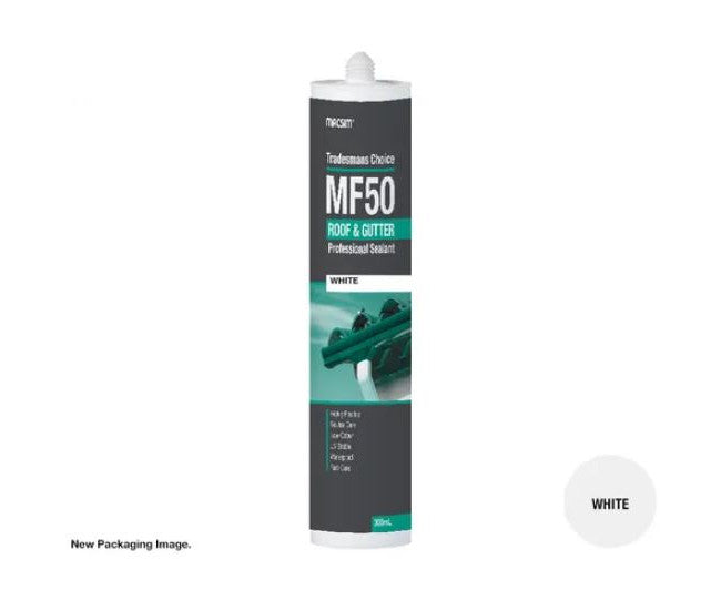 MF50 Roof and Gutter Silicone Sealant 300ml Cartridges - Box of 10