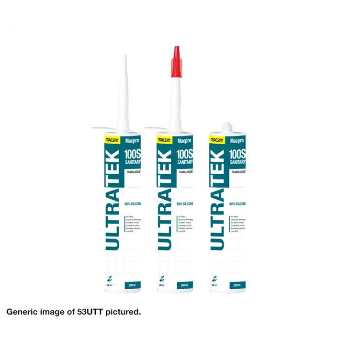 MacPro Ultra-Tek 100S Silicone Sealant 300ml Cartridge - Box of 10