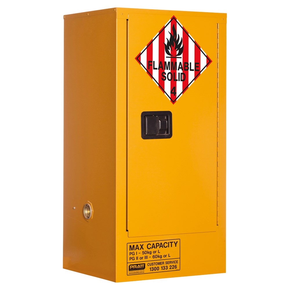 Pratt Class 4 Dangerous Goods Storage Cabinet - Various Door Shelf Combinations