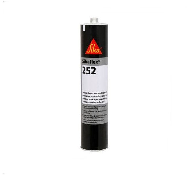 SikaFlex-252 Elastic Adhesive White or Black - 300ml Cartridges or 600ml Sausages