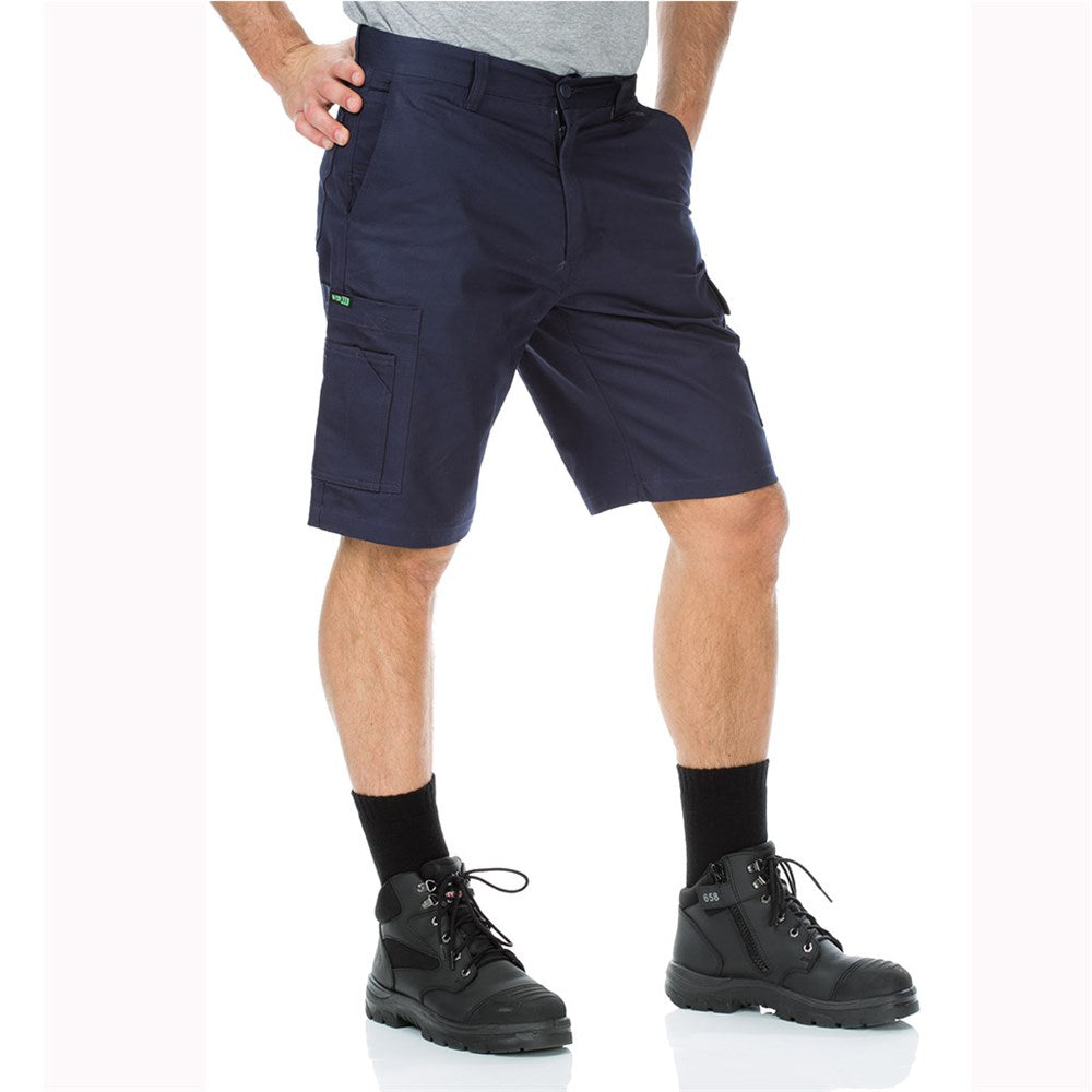 Lightweight Cotton Drill Cargo Shorts - 2 Colour Options in Various Sizes
