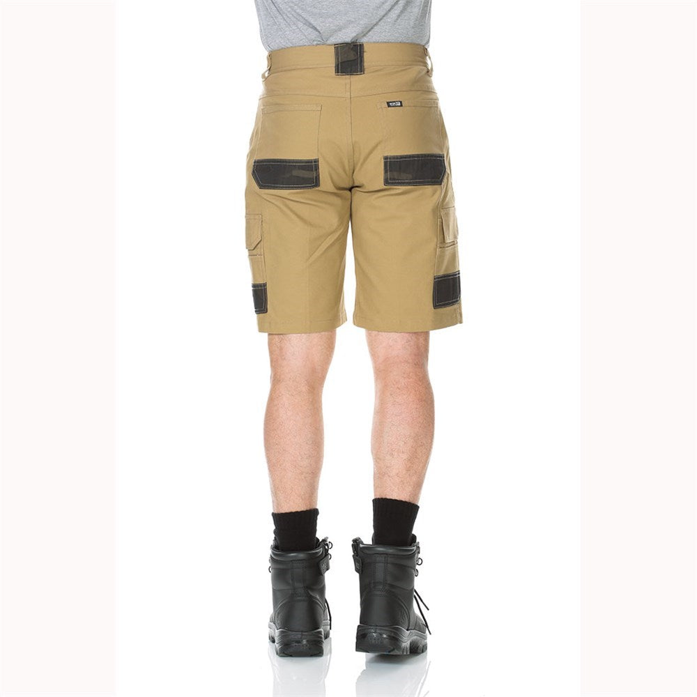 Decoy Canvas Modern Fit Stretch Cargo Shorts - 3 Colour Options in Various Sizes