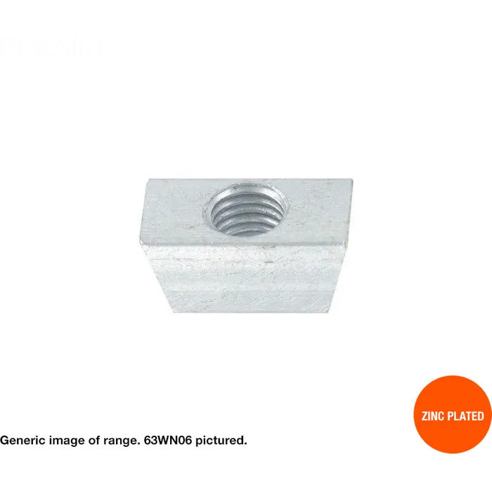 Macsim Wedge Nuts Zinc Various Metric Sizes