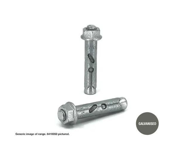 Macsim Hex Head MasonBolt / AnchorBolt Galvanised - Various Sizes and Quantities