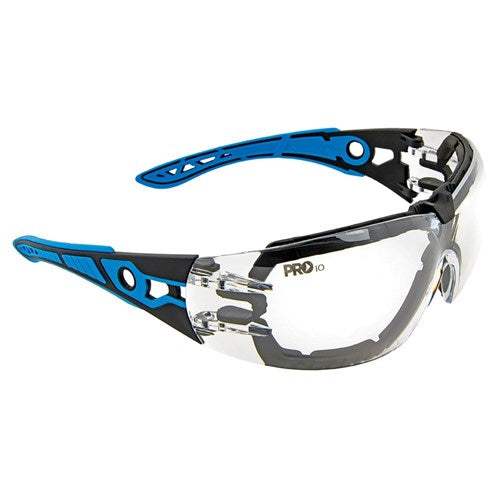 Pro Choice Proteus 5 Safety Glasses Spec & Gasket Combo - 12 Pairs 2 Lens Colour Options