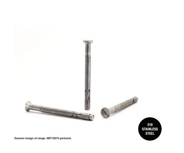 Macsim Countersunk MasonBolt / AnchorBolt 316 Grade Stainless Steel - Various Sizes and Quantities