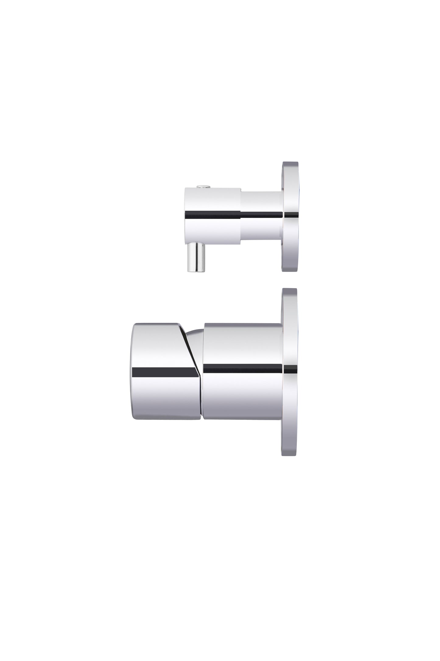 Meir Pinless Handle Round Diverter Mixer - Finish Trim Kit - Various Colour Finishes