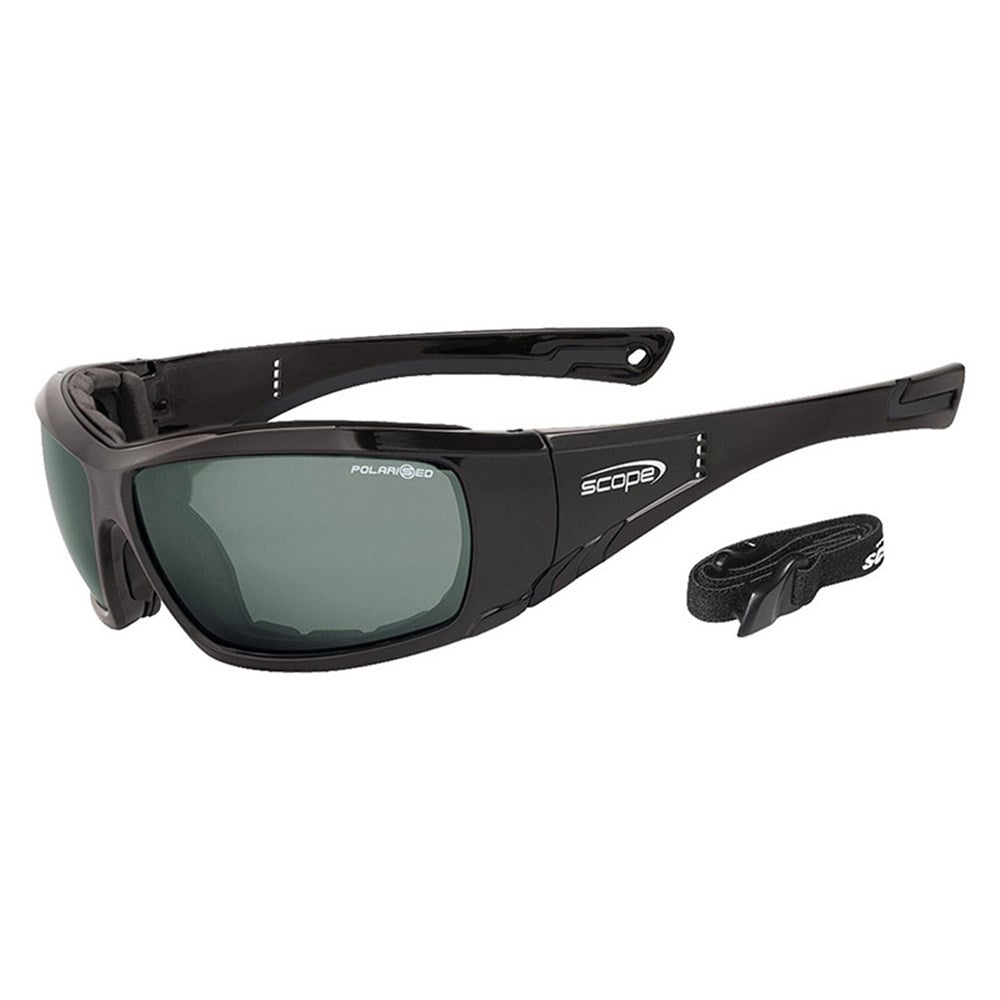 Scope Jet Stream Safety Glasses Inc Gasket + Strap in 6 Lens Colour Options
