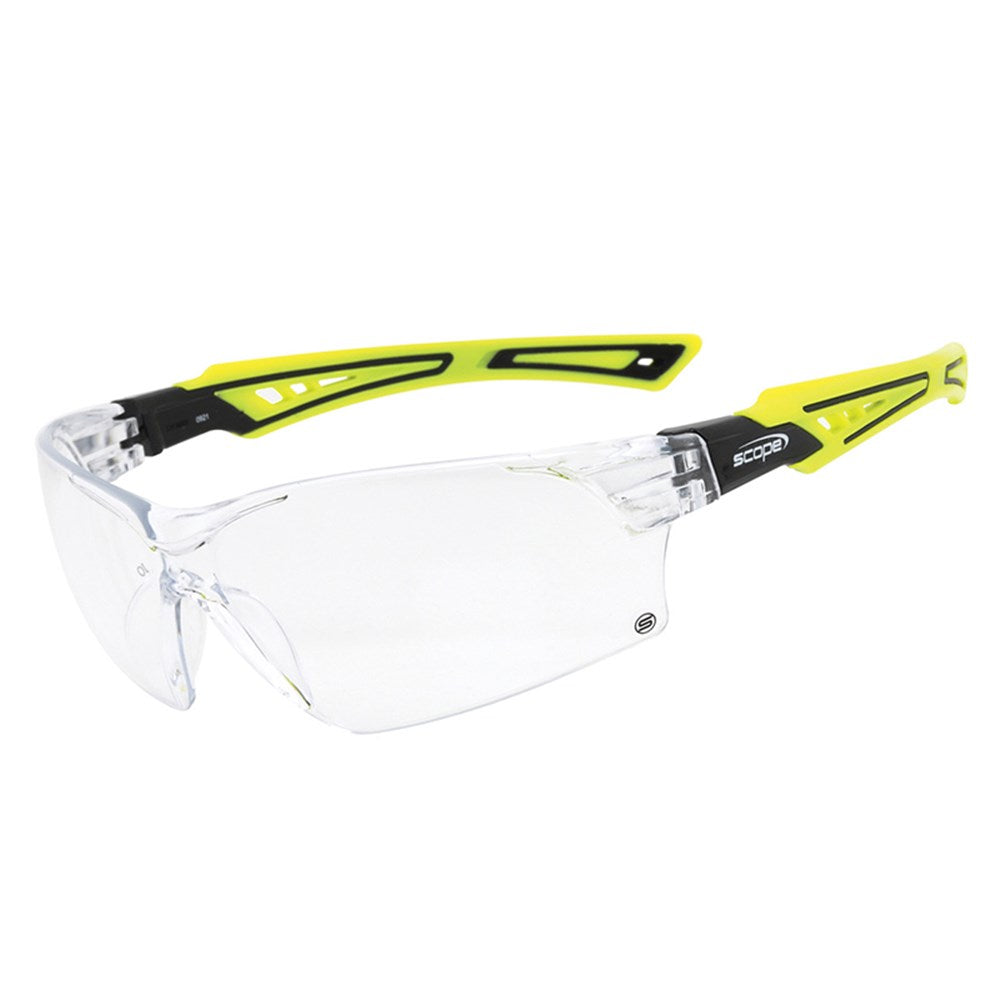 Scope Bionix Titanium Safety Glasses AF/AS Lens - 10 Pairs in 2 Lens Colour Options