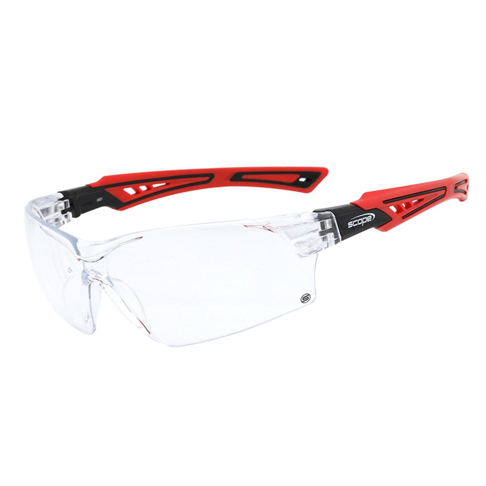 Scope Bionix Titanium Safety Glasses AF/AS Lens - 10 Pairs in 2 Lens Colour Options