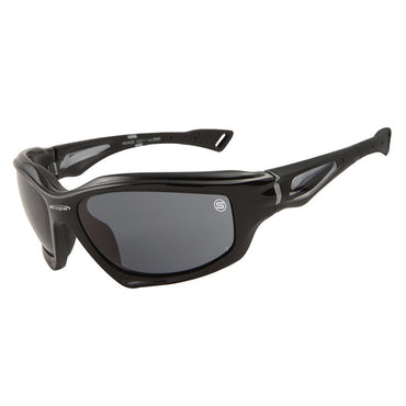 Maverick Safety Glasses Black Gloss or Gunmetal Frame in 3 Lens Colour Options