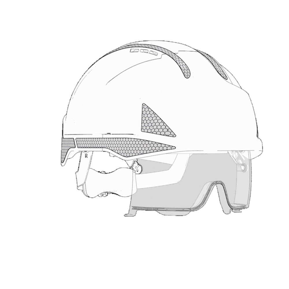JSP Evo Vista Cr2 Reflective Decals - Pack Of 10