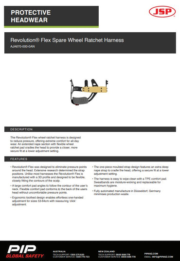 JSP Revolution Flex Spare Wheel Ratchet Harness