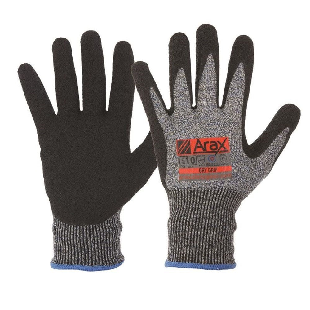 Pro Choice Arax Latex Crinkle Dip On 13G Liner - 1, 6 or 12 Pairs in 6 Size Options