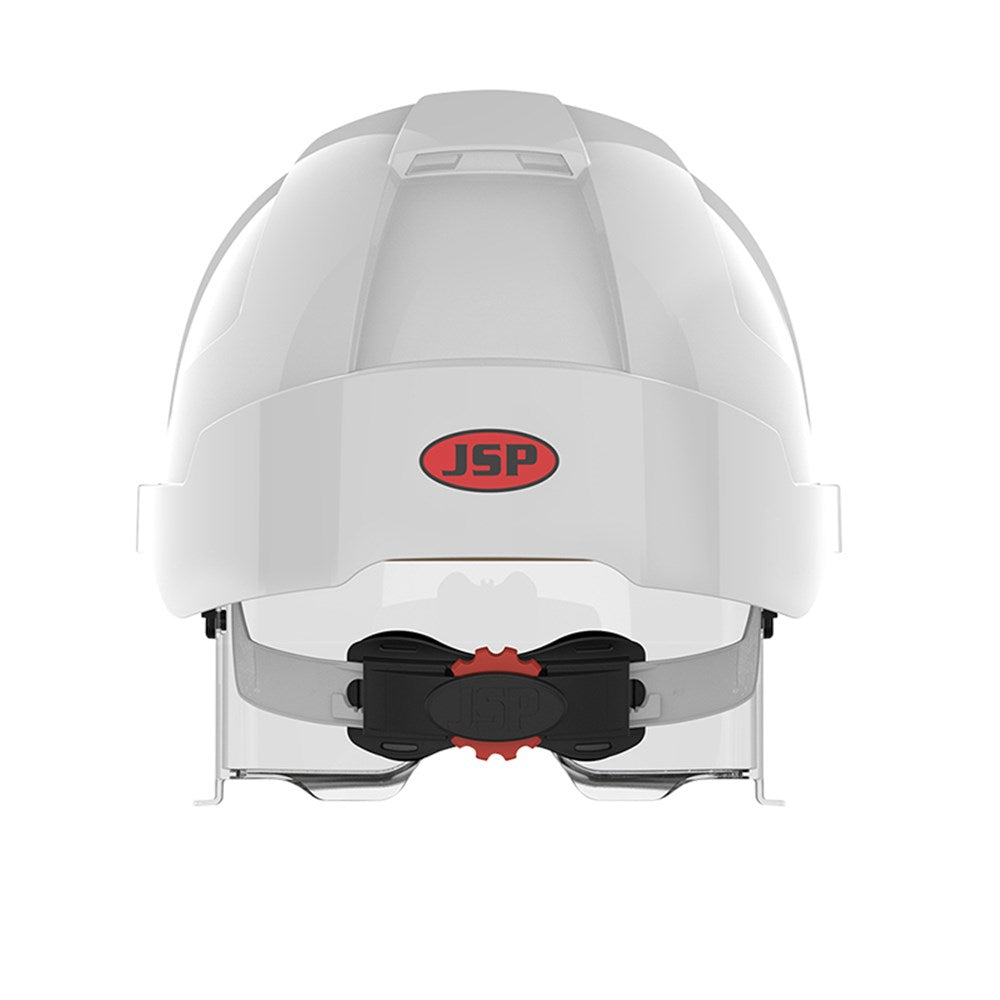 JSP Evo Vista Lens White/Smoke Helmet - Wheel Ratchet - Clear Lens vented and unvented options