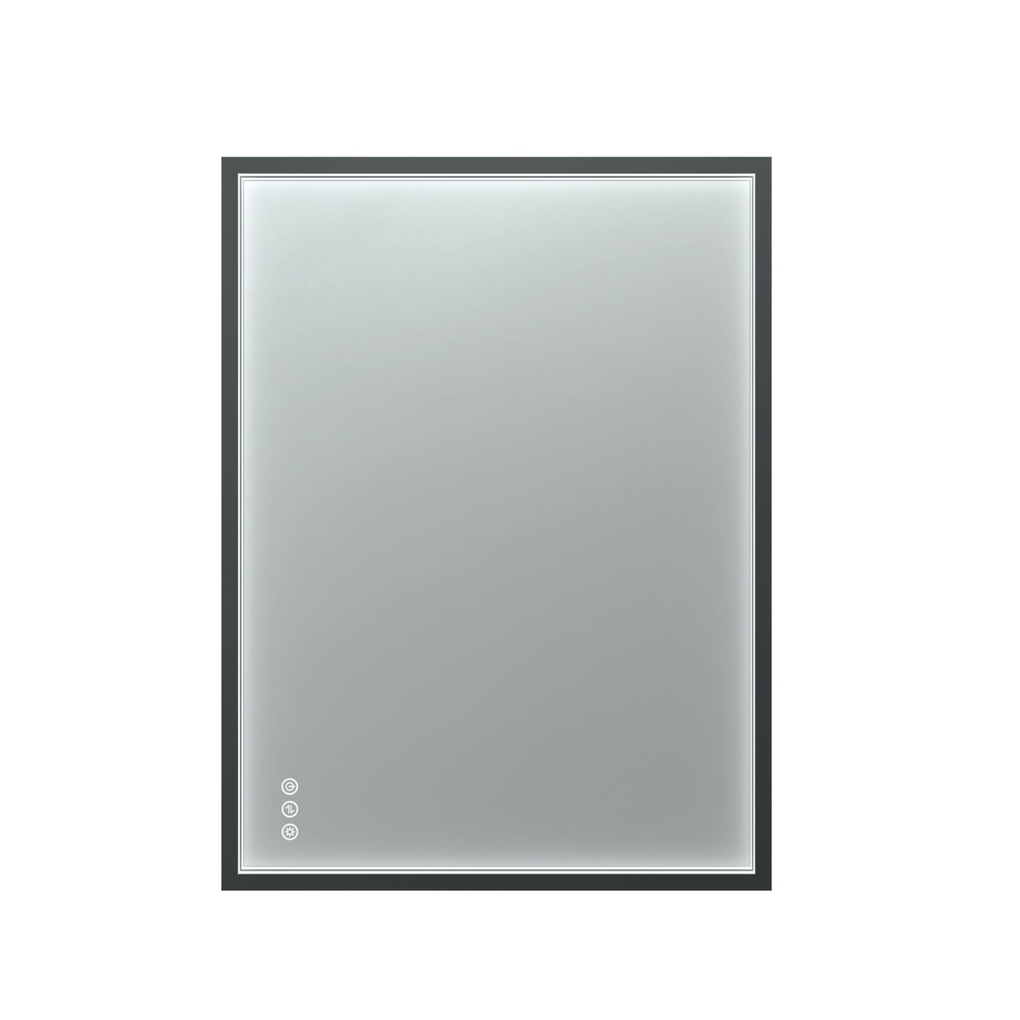 Euro Mirror RÖEK Rectangular Mirror - 600mm x 800mm - Black Frame