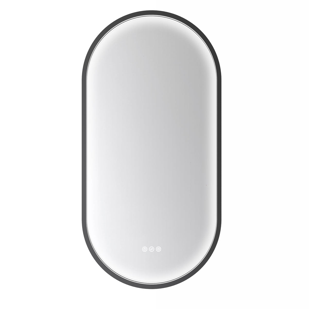 Euro Mirror KÄPSEL Pill Mirror - 500mm x 1000mm - Various Frame Colours