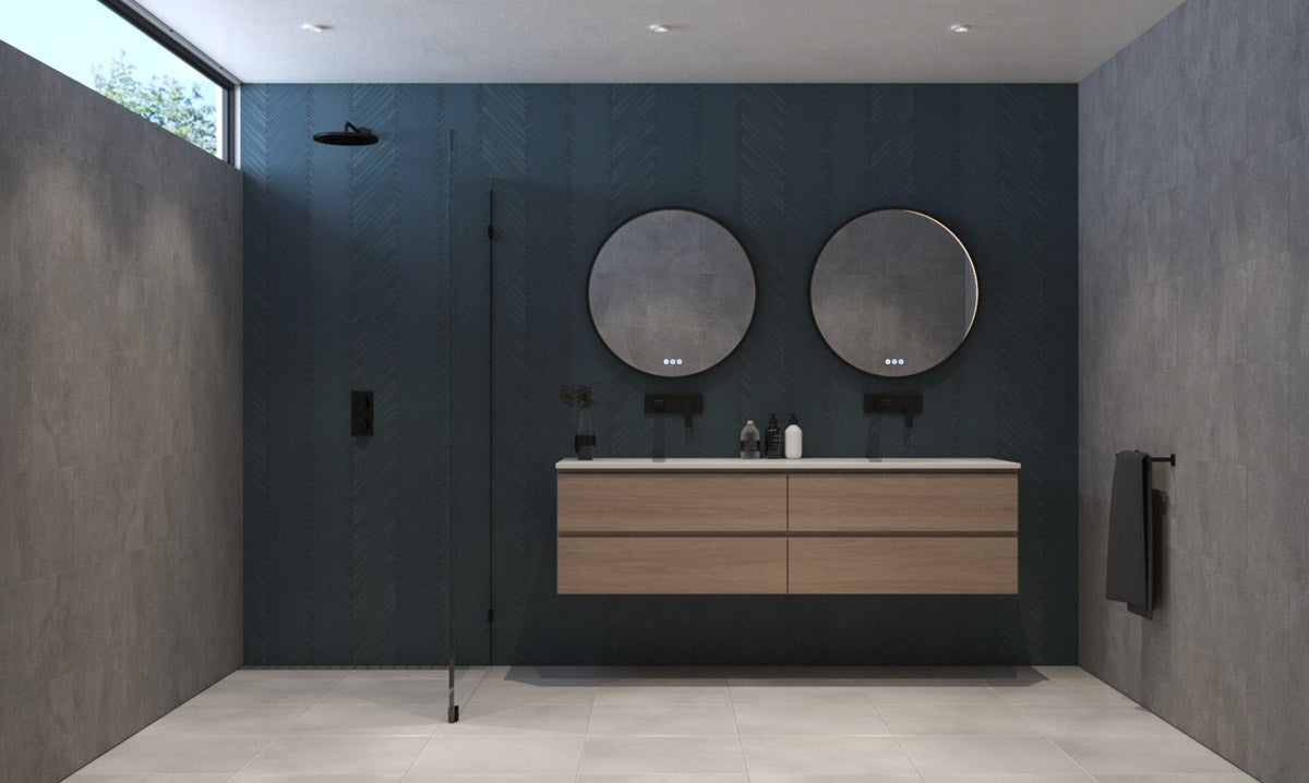 Euro Mirror OLËK Round Mirror - Various Frame Colours & Sizes
