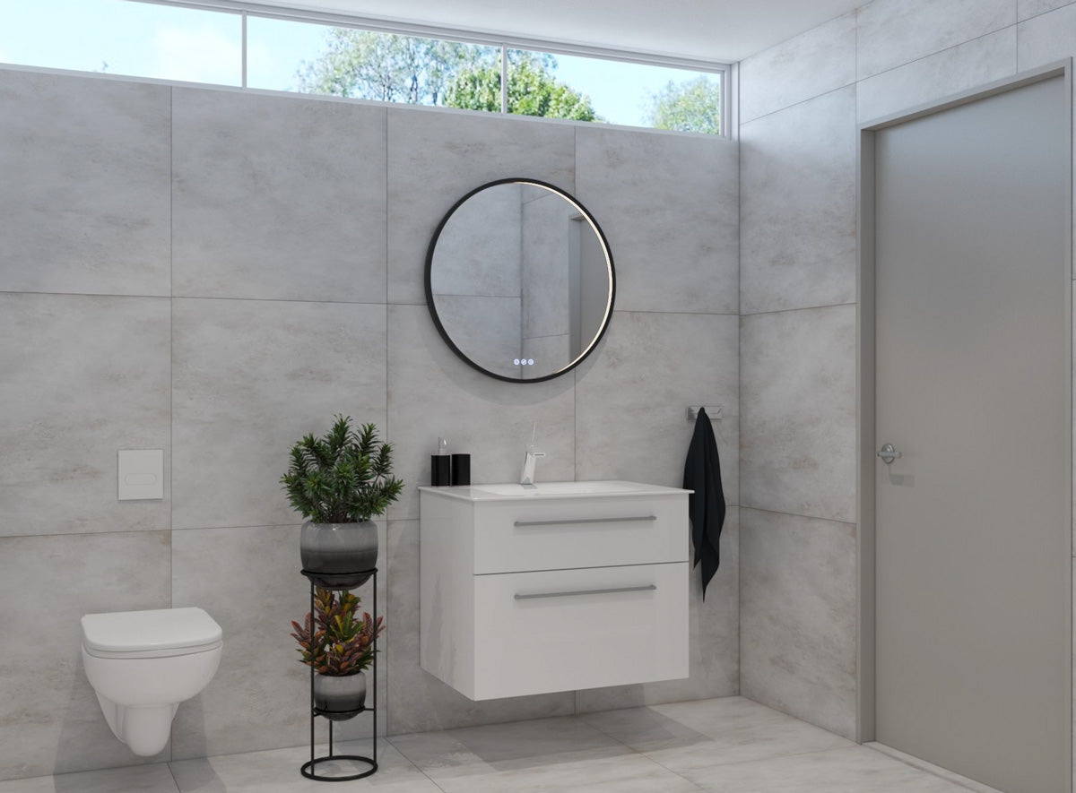 Euro Mirror OLËK Round Mirror - Various Frame Colours & Sizes