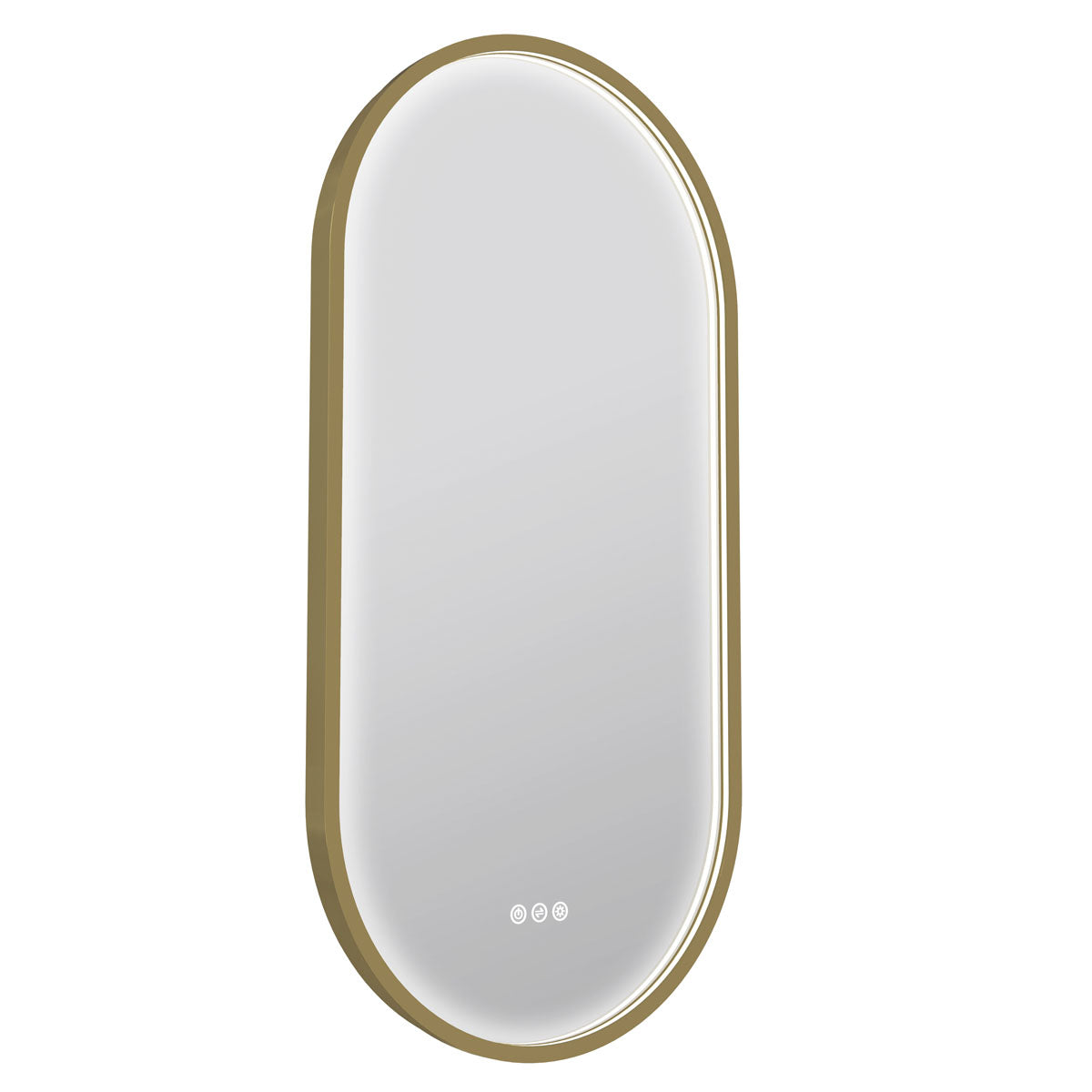 Euro Mirror KÄPSEL Pill Mirror - 500mm x 1000mm - Various Frame Colours