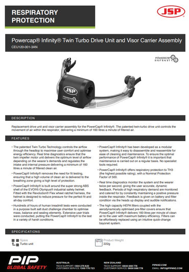 JSP Powercap Infinity Twin Turbo Drive Unit And Carrier Assembly