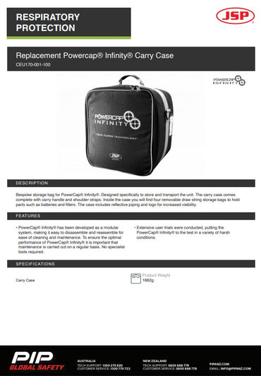 JSP Replacement Powercap Infinity Carry Case