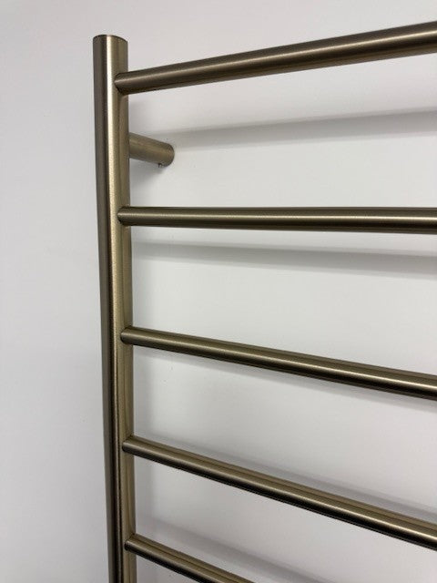 Radiant Heated Towel Rail (RTR530) 530mm x 700mm - 8 Round Bars - Multiple Colour Finishes