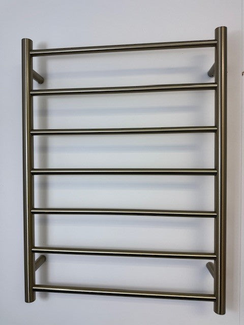 Radiant Heated Towel Rail (RTR01) 600mm x 800mm - 7 Round Bars - Multiple Colour Finishes