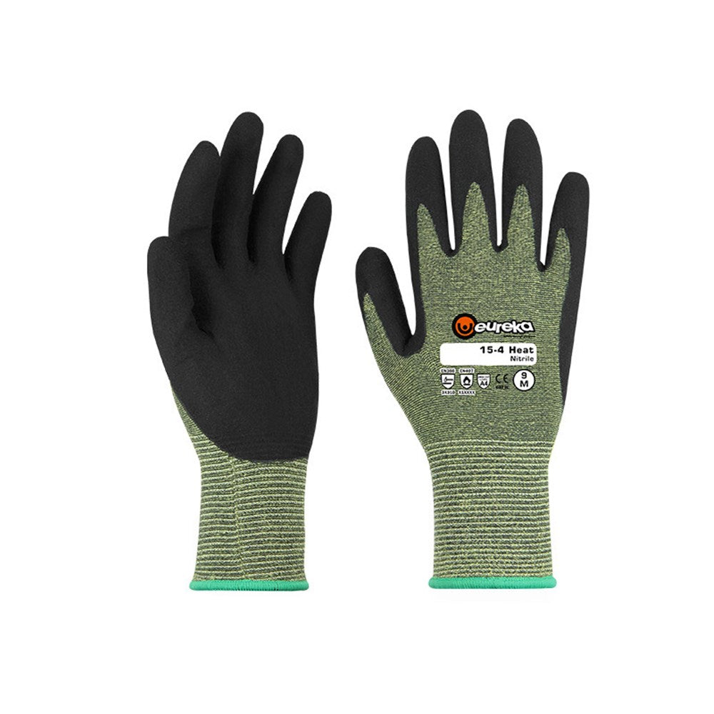 Eureka 15-4 Heat Nitrile Gloves - size 9 only