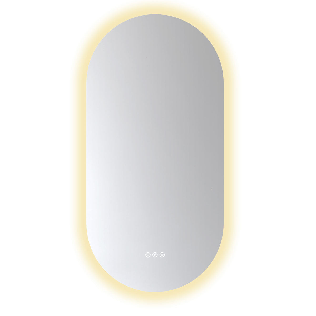 Euro Mirror KÄPSEL Pill Mirror - 500mm x 1000mm - Various Frame Colours