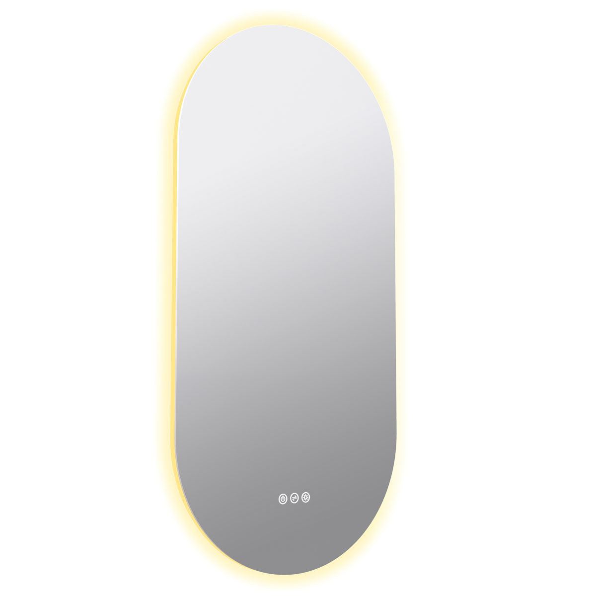 Euro Mirror KÄPSEL Pill Mirror - 500mm x 1000mm - Various Frame Colours
