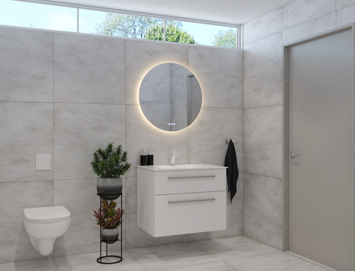 Euro Mirror OLËK Round Mirror - Various Frame Colours & Sizes
