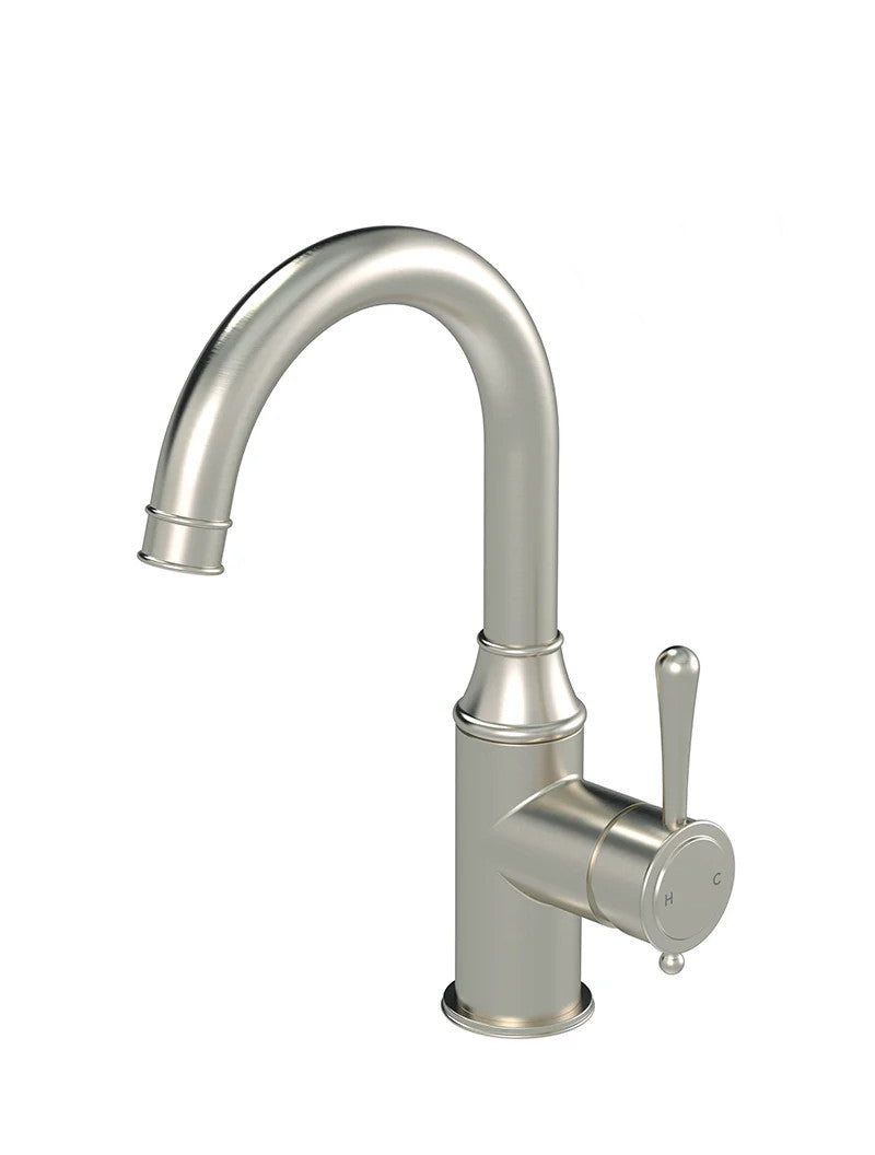 Meir Harrington Brushed Nickel Tall Basin Mixer