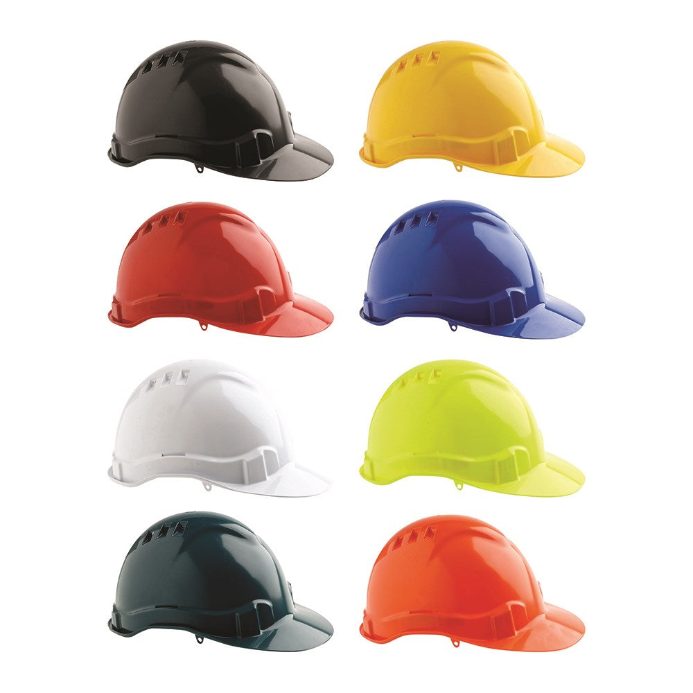 Pro Choice V6 Hard Hat Vented Pushlock Harness - 8 Colour Options