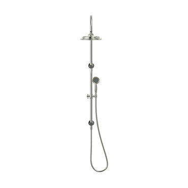 Meir Harrington Brushed Nickel Combination Shower Rail Set