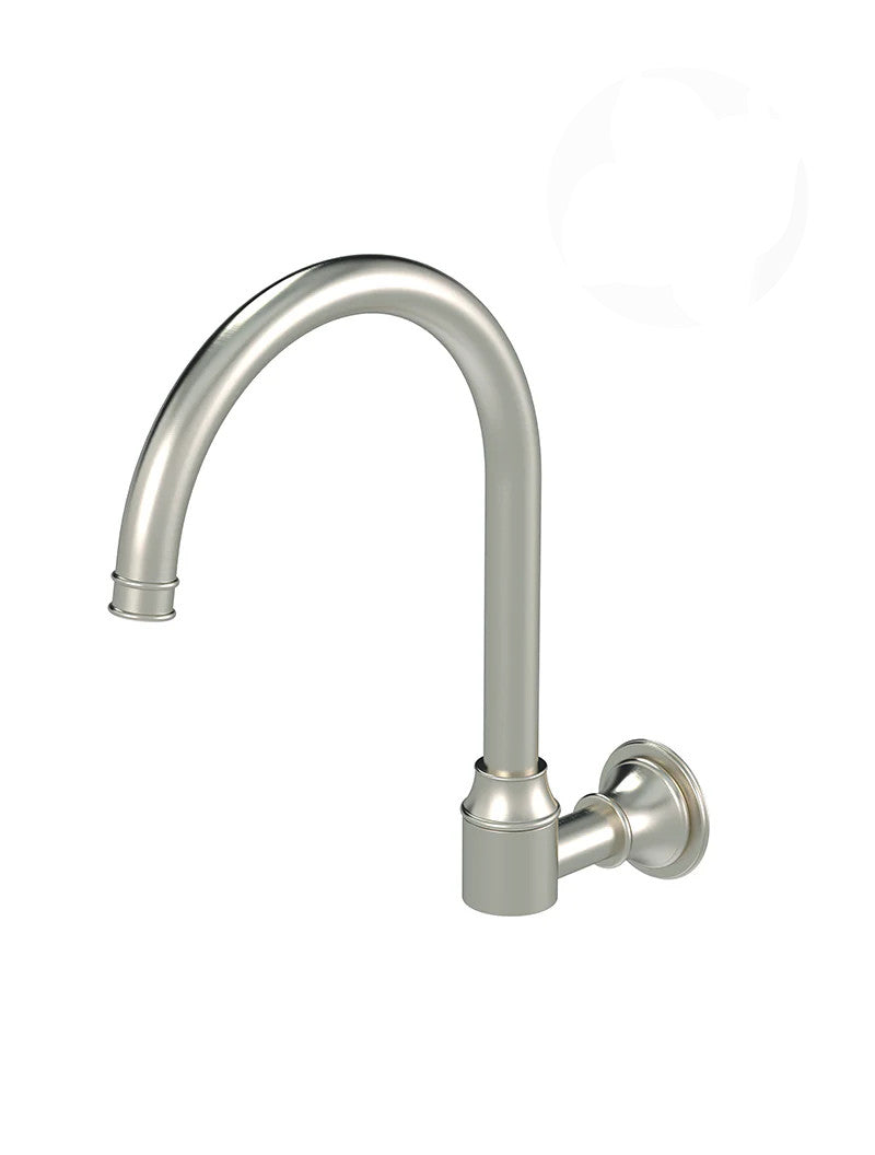 Meir Harrington Brushed Nickel Wall Mount Swivel Spout