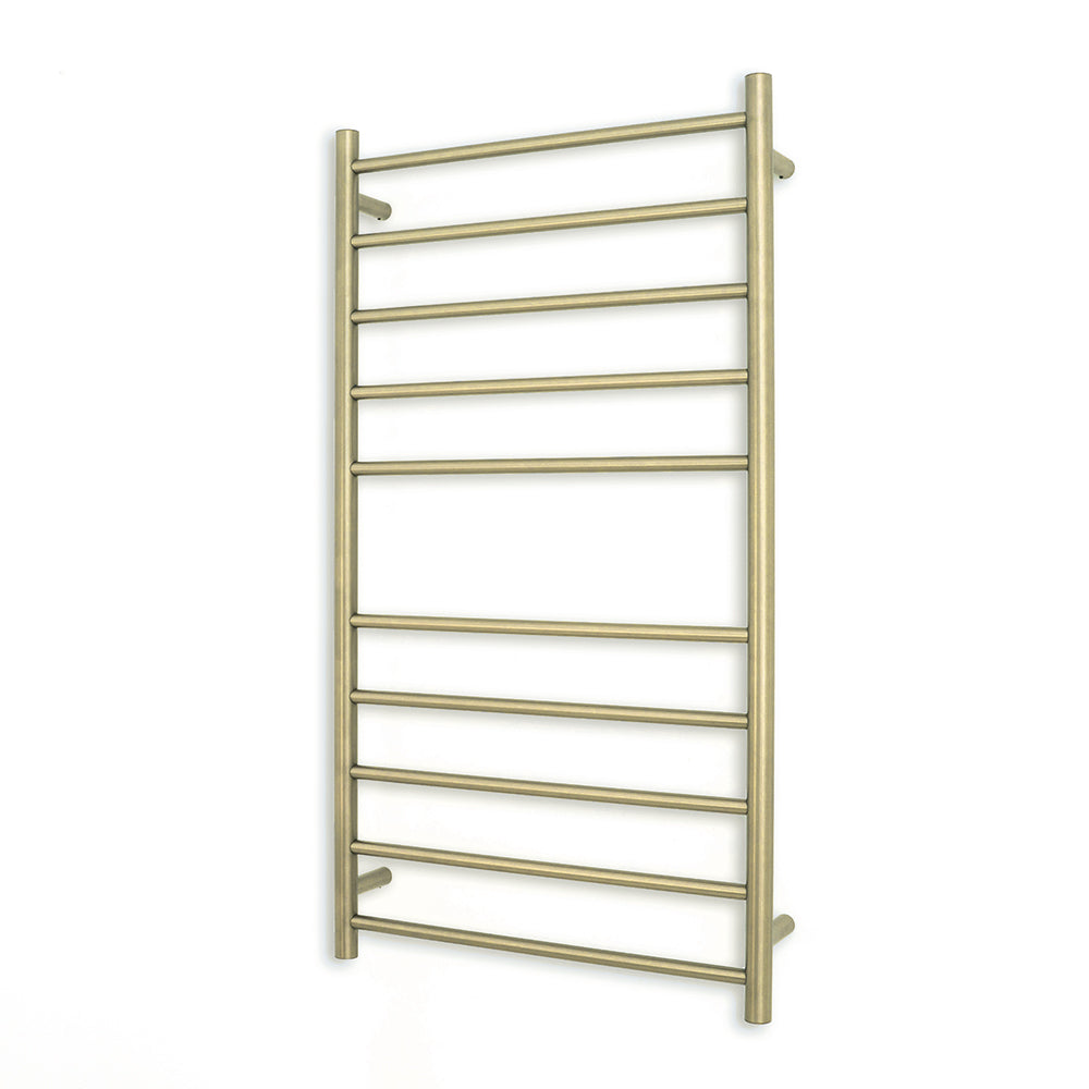 Radiant Heated Towel Rail (RTR02) 600mm x 1100mm 10 Round Bars - Multiple Colour Finishes