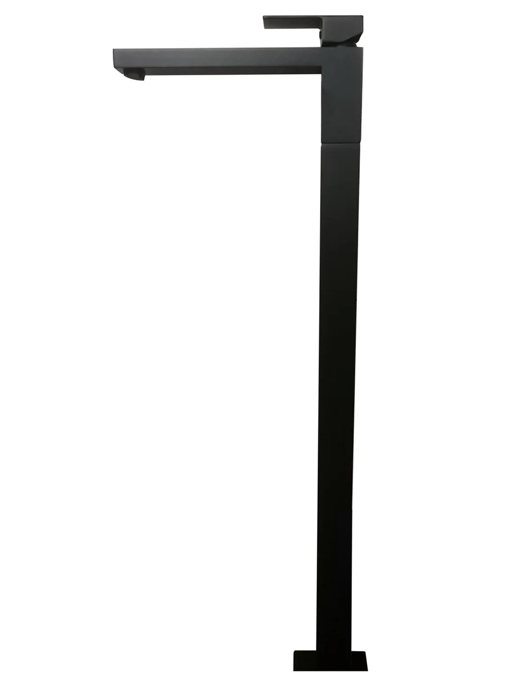 Meir Matte Black Square Freestanding Bath Mixer Tap