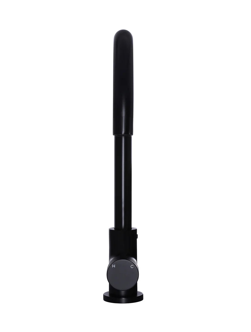Meir Round Gooseneck Kitchen Mixer Tap - Various Colour Finishes