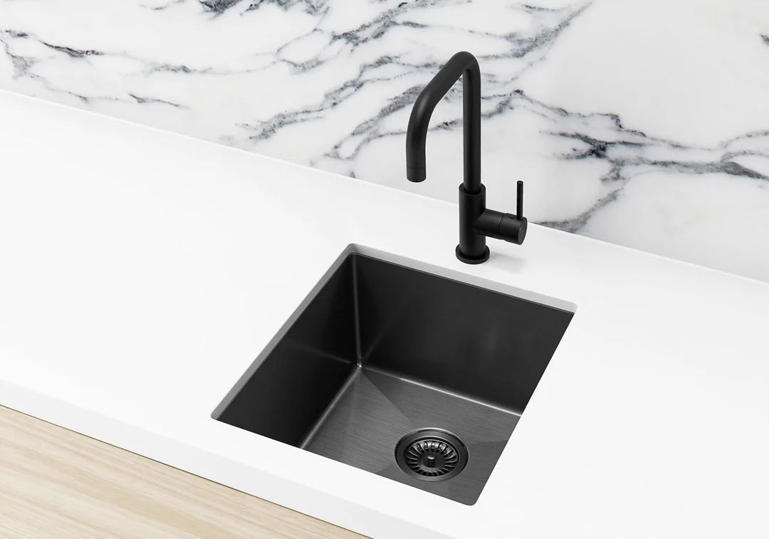 Meir Lavello Kitchen Sink Single Bowl 380 x 440mm - 3 Colour Finishes