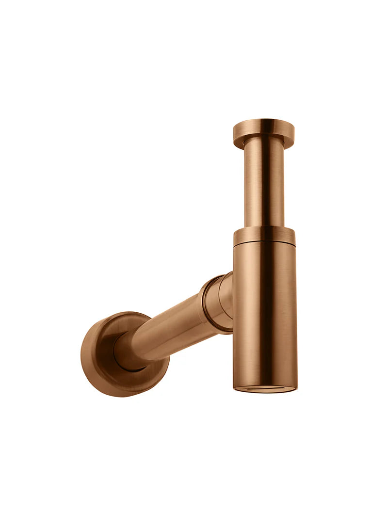 Meir Round bottle trap for 32mm basin waste and 32mm waste pipe with 40mm adapter - Various Colour Finishes