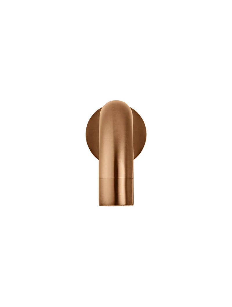 Meir Universal Round Curved Spout 130mm - Various Colour Finishes
