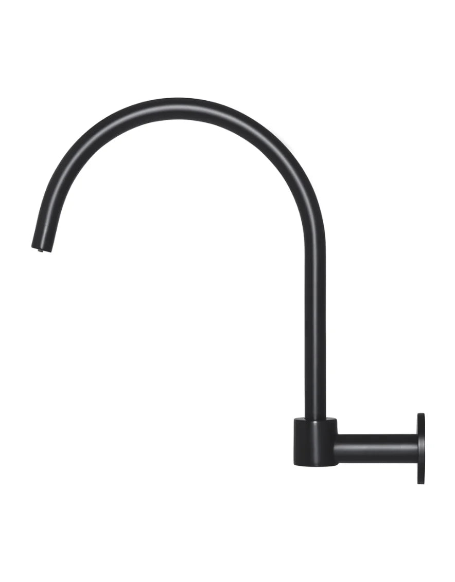 Meir Round High-Rise Swivel Wall Spout - Various Colour Finishes
